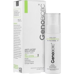 تصویر محلول ضدآکنه ژنوبایوتیک صورت و بدن سبوژن 2  100 میل 