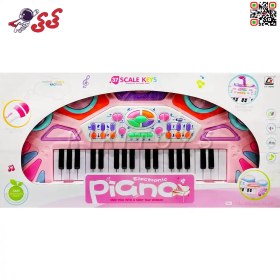 تصویر اسباب بازی پیانو شارژی با میکروفون Electronic Piano CY-7004B 