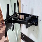 تصویر براکت تلویزیون دو بازو مناسب سایز ۳۷ تا ۶۰ اینچ 