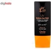 تصویر ژل ضد آفتاب رنگی اوتی SPF 43 مدل Defense Sun Fluid ‌مناسب انواع پوست‌ حجم 50 میلی‌لیتر 