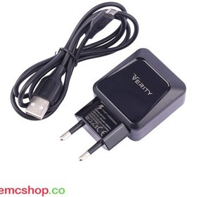 تصویر شارژر دیواری وریتی مدل AP-2121 به همراه کابل تبدیل microUSB AP-2121