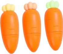 تصویر ماژیک هایلایتر هویجی محصلی نارنجی و رنگارنگ ا Carrot highlighter Shaped Text Brand 6 Colours Carrot highlighter Shaped Text Brand 6 Colours
