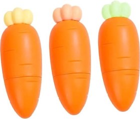 تصویر ماژیک هایلایتر هویجی محصلی نارنجی و رنگارنگ ا Carrot highlighter Shaped Text Brand 6 Colours Carrot highlighter Shaped Text Brand 6 Colours
