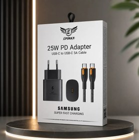 تصویر آداپتور شارژ 25 وات و کابل اپیمکس EA-175 