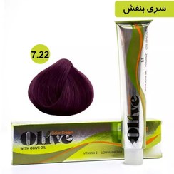 تصویر رنگ مو اُلیو سری بنفش VIOLET - بنفش بادمجانی روشن 6/22 