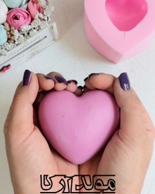 تصویر قالب قلب ساده. 