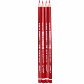 تصویر مداد قرمز وک Woke 20025 بسته 12 عددی Woke 20025 Red Pencil Pack Of 12