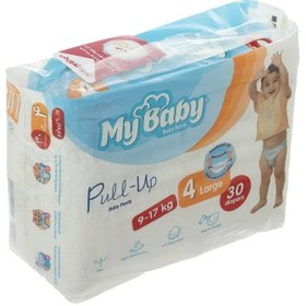 تصویر پوشک بچه مای بیبی مدل پول آپ سایز 4 ا Pullup Baby Diaper Size:4 Pullup Baby Diaper Size:4