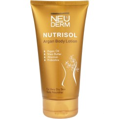 تصویر لوسیون بدن آرگان پوست خیلی خشک نئودرم حجم۱۵۰میل 