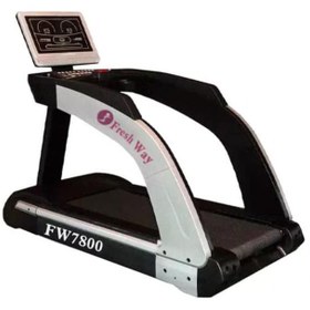 تصویر تردمیل باشگاهی دسته برگردون وزن آزاد فرش وی مدل FW7800 FW7800 carpet free weight club treadmill