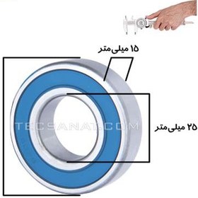 تصویر بلبرینگ pfi شماره(6205) bearing_6205