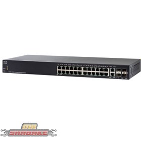 تصویر سوئیچ شبکه سیسکو ا Cisco SG350-28SFP 28-Port Gigabit Managed SFP Switch Cisco SG350-28SFP 28-Port Gigabit Managed SFP Switch