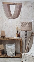 تصویر ست آباژور و بومریس مکرومه 