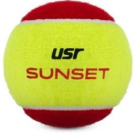 تصویر توپ تنیس تمرینی 48 بسته SUNSET Usr 