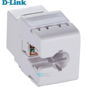 تصویر کیستون Cat6 UTP دی لینک NKJ-C6WHI1B21 D-Link NKJ-C6WHI1B21 Cat6 UTP Keystone Jack