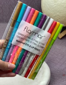 تصویر خط چشم رنگی 