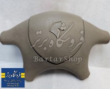 تصویر قاب وسط فرمان سمند قدیم کرم (اصلی) 