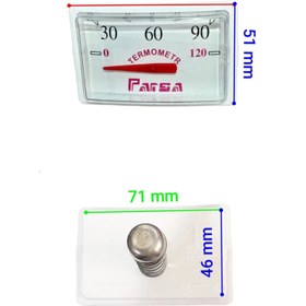 تصویر درجه آبگرمکن مخزنی 