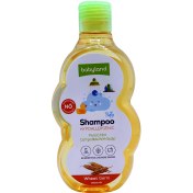 تصویر شامپو بچه ضد آلرژی حاوی عصاره جوانه گندم 200 میل بی بی لند Babyland Hypoallergenic Wheat Germ Hair Shampoo For Kids 200ml