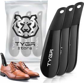 تصویر ۳ عدد کفش‌کش مشکی 