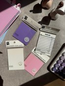 تصویر استیک نوت شفاف - خط دار شفاف 