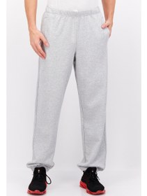 تصویر شلوار راحتی مردانه با فیت معمولی، خاکستری برند esprit Men Regular Fit Heather Sweatpants, Grey