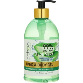 تصویر ژل مرطوب كننده آلوئه ورا 99 درصد 500 میلی لیتر شون Schon Aloe Vera 99 Soothing Gel 500 ml