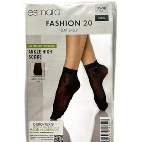 تصویر جوراب ساق کوتاه مچی طرح دار ESMARA مدل ANKLE HIGH SOCKS 