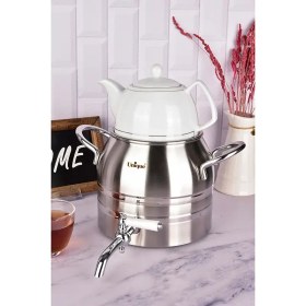 تصویر کتری و قوری یونیک مدل UN7226 ظرفیت ۴ لیتر استیل 