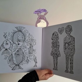تصویر دفتر رنگ آمیزی بزرگسال - طرح 