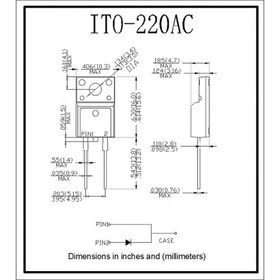 تصویر دیود سریع MUR860 FAST DIODE MUR860