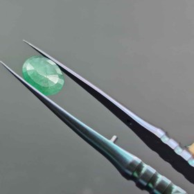 تصویر زمرد بیضی کد 37258 