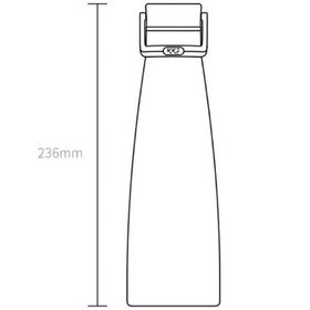 تصویر فلاسک آب هوشمند شیائومی KKF S-U47 WS Xiaomi KKF Smart Vacuum Sottle