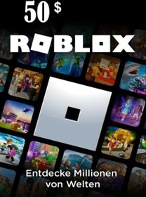 تصویر گیفت کارت ROBLOX آمریکا 50 دلاری 