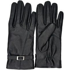 تصویر دستکش چرم زنانه کد R05 