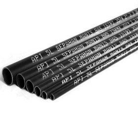 تصویر لوله سیاه درزدار سپاهان ضخامت 2 