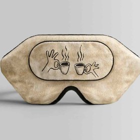 تصویر طرح قهوه در دست برای چشم بند خواب کورال Hands Design for Coral651 Sleep Mask
