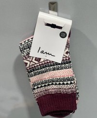 تصویر جوراب پشمی زنانه – فری سایز 