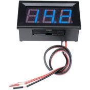 تصویر ولت متر پنلی ۰.۵۶ اینچ قابدار آبی 