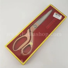 تصویر قیچی اهنی رنگ مسی اصل 