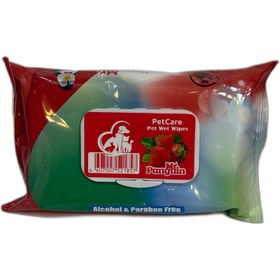 تصویر دستمال مرطوب پنگوئن 