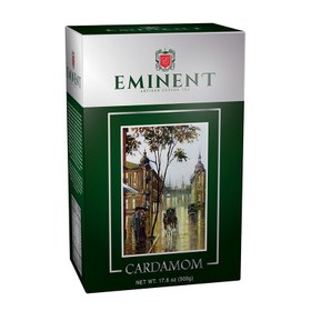 تصویر چای سياه EMINENT پاکت هل دار500 گرم مدل Cardamom Eminent Tea Cardamom 500gr