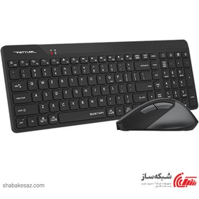 تصویر ست کیبورد و ماوس بی سیم ای فورتک مدل FG2400 A4TECH FG2400 Wireless Keyboard & Mouse