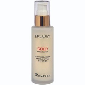 تصویر سرم ضد چروک اکسکلوسیو مدل طلا حجم 60 میلی لیتر Exclusive Cosmetics Gold Intrnsive Anti-Wrinkle Serum