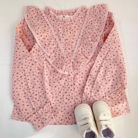 تصویر شوميز صورتي گلگلي H&M 