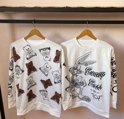 تصویر بلوز دورس در چند طرح مختلف فری سایز رنگبندی سفید 