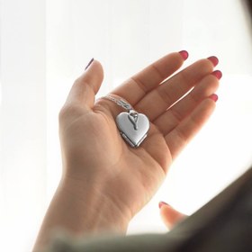 تصویر آویز قلب 4 لت 