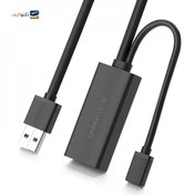 تصویر کابل افزایش طول یوگرین مدل US175 طول ۵ متر با تقویت کننده Micro USB 