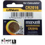 تصویر باتری سکه ای تکی مکسل مدل CR2016 2016 Maxell coin battery