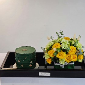 تصویر باکس گل و کیک خاص 